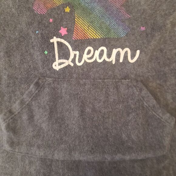 PERFECT PAIR Nightie Plush Fleece sz 7/8 Unicorn Plus 18" Doll's‎ Nighty - Picture 8 of 13